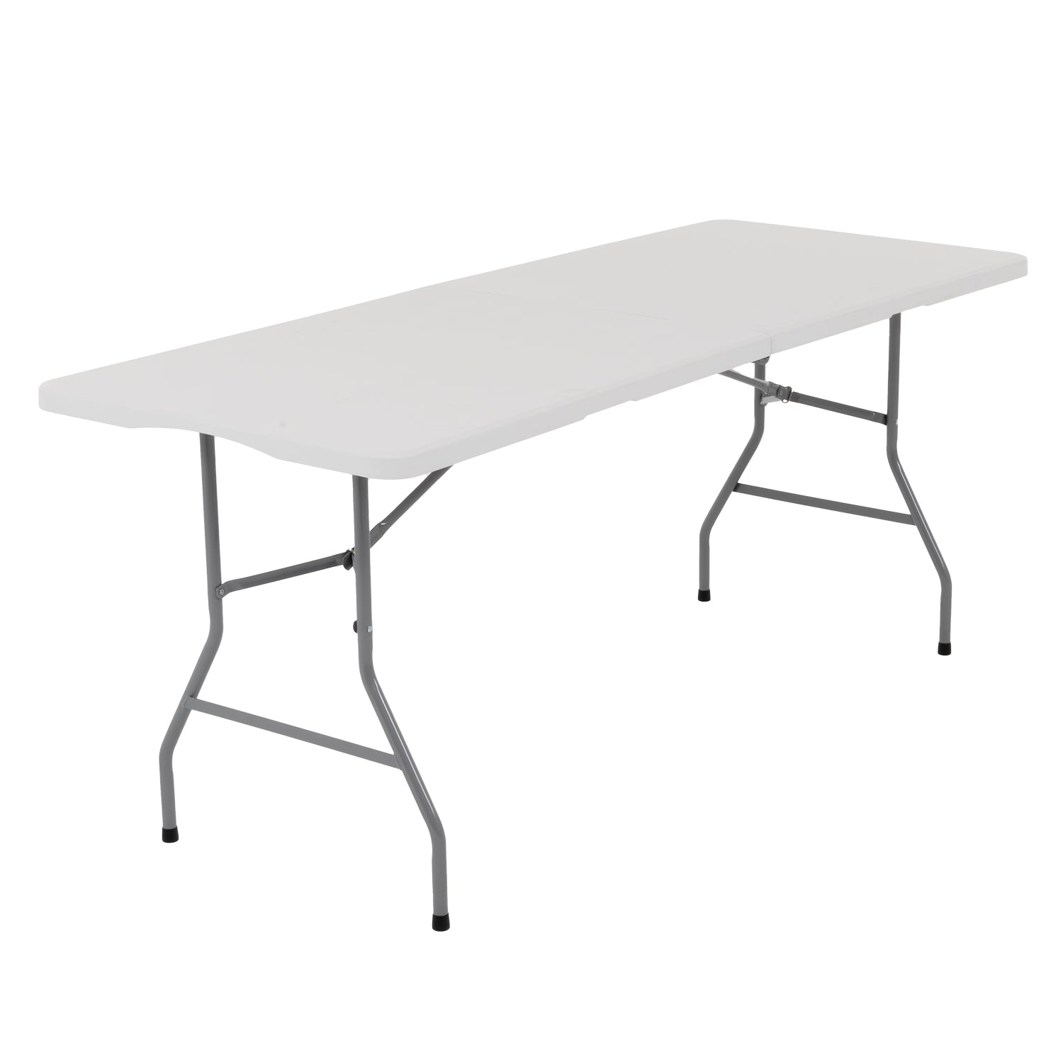 VESTIAMO CASA GIARDINO - Tavolo da giardino Richiudibile Bianco - h74x180x70 cm